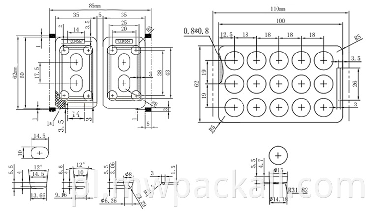 Mała ręczna karta pamięci Blister Pack Maszyna uszczelniająca/ Blister Paper Card Packaging Maszyna/ Guma do żucia Blister